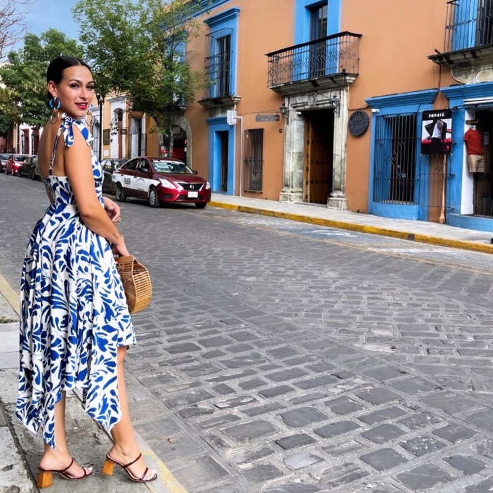 *Last Day* Alexis X Target Blue White Floral Dress